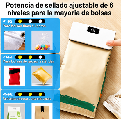 Selladora de bolsas de plástico